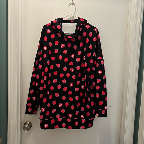 Blackmilk Tops - Black Milk Barbie strawberry sweater